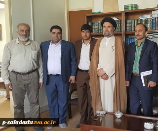 دیدار روسای منطقه2 دانشگاه فنی و حرفه ای از امام جمعه شهر خمین