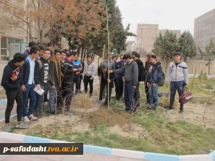 گزارش مراسم درختکاری در آموزشکده  3