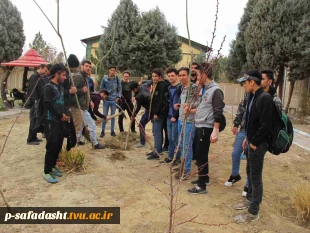 گزارش مراسم درختکاری در آموزشکده  4