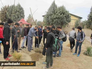 گزارش مراسم درختکاری در آموزشکده  5