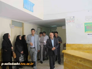 مراسم بازدید ریاست محترم دانشگاه فنی و حرفه ای کشور
از آموزشکده تربیت بدنی امام علی(ع) صفادشت و آموزشکده کشاورزی صفادشت 13