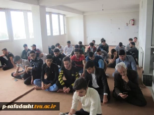 برگزاری مراسم پرفیض زیارت عاشورا در خوابگاه دانشجویی
 2