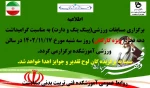 برگزاری مسابقات ورزشی به مناسبت گرامیداشت دهه فجر(ویژه کارکنان مرکز) 2