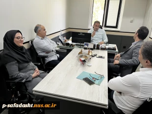 جلسه سرپرست آموزشکده ملی مهارت تربیت بدنی صفادشت با دبیر کل فدراسیون وزنه‌برداری 3
