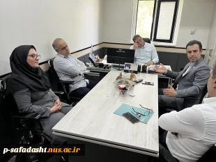 جلسه سرپرست آموزشکده ملی مهارت تربیت بدنی صفادشت با دبیر کل فدراسیون وزنه‌برداری 4