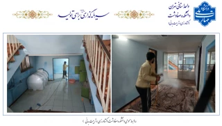 اجرای طرح سمپاشی خوابگاه‌ دانشجویی شهید سلیمانی