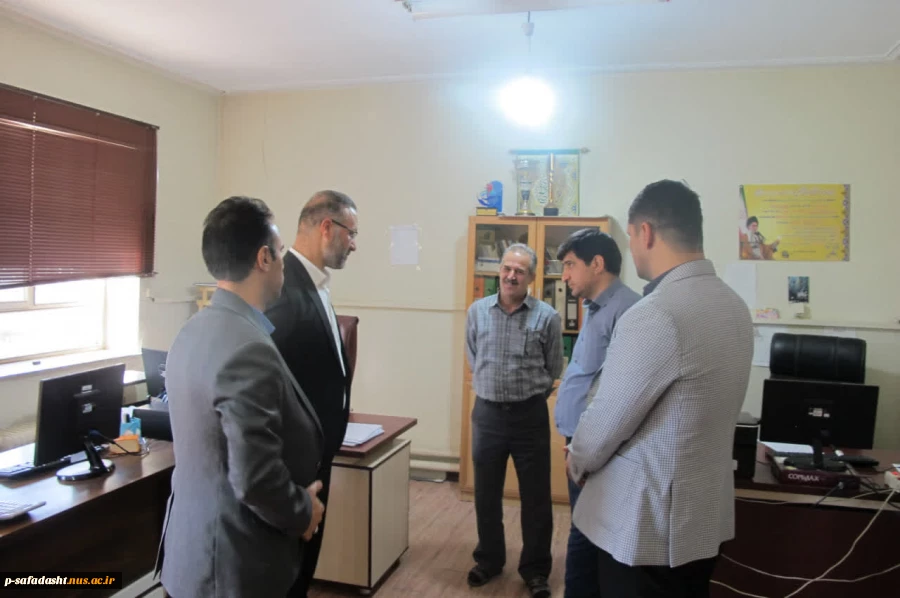 بازدید مدیر کل محترم دفتر مرکزی حراست دانشگاه ملی مهارت جناب آقای دکتر گنجی از دانشکده صفادشت (کشاورزی-تربیت بدنی)  2