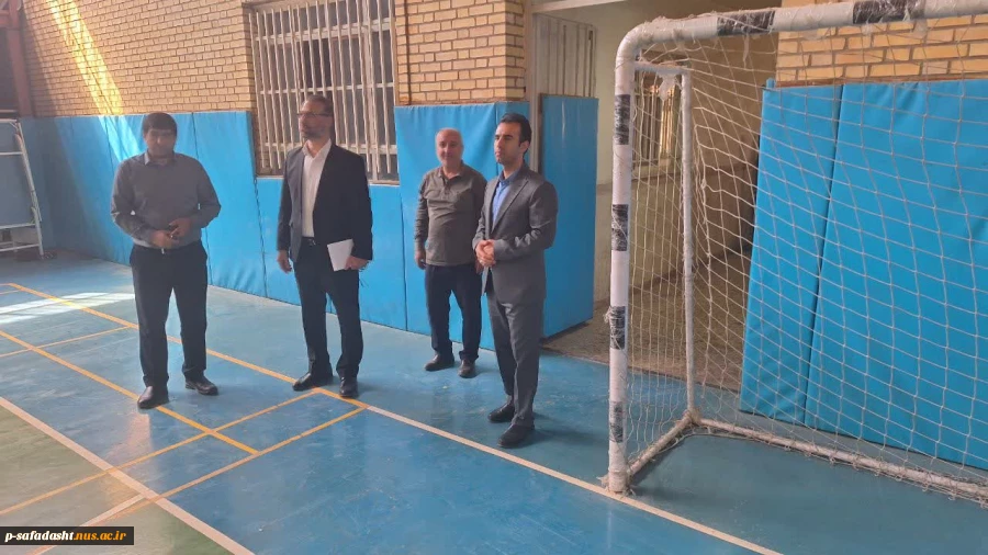 بازدید مدیر کل محترم دفتر مرکزی حراست دانشگاه ملی مهارت جناب آقای دکتر گنجی از دانشکده صفادشت (کشاورزی-تربیت بدنی)  4